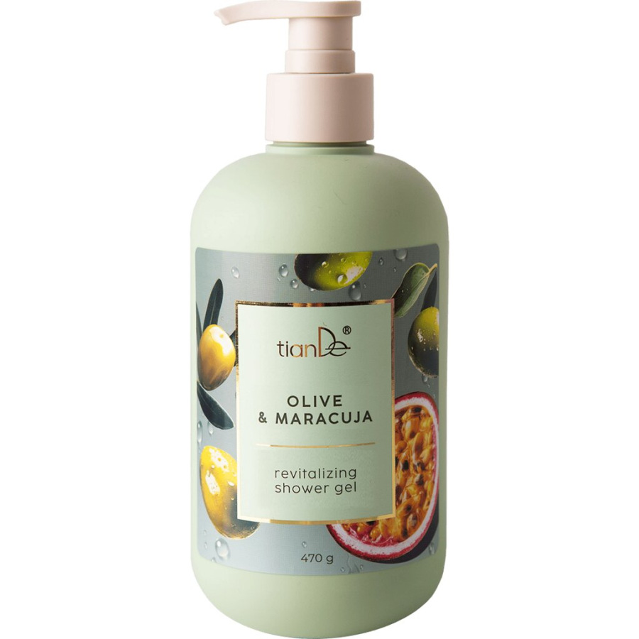Revitalizačný sprchový gél Olivovník a marakuja, 470 g