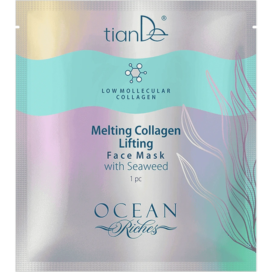 Topiaca sa kolagénová liftingová maska na tvár s morskými riasami