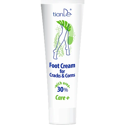 Krém na nohy s 30 % močoviny na pokožku s prasklinami a pľuzgiermi