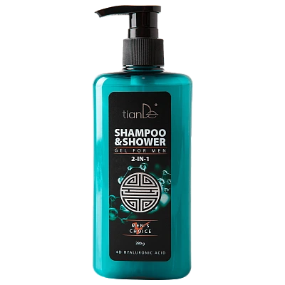 Šampón a sprchový gél pre mužov 2 v 1