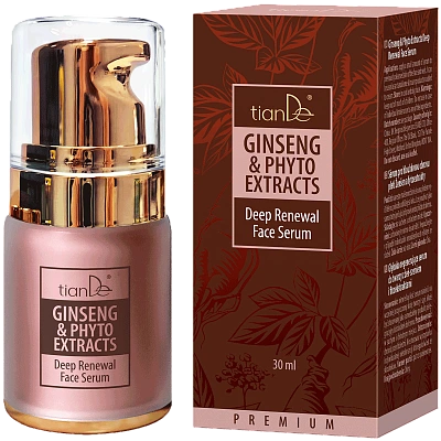Sérum na hĺbkovú obnovu pleti Ženšen a fytoextrakty