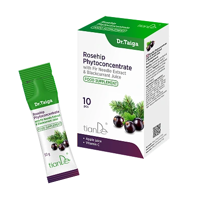 Extrakt z jedľového ihličia so šípkovou a ríbezľovou šťavou