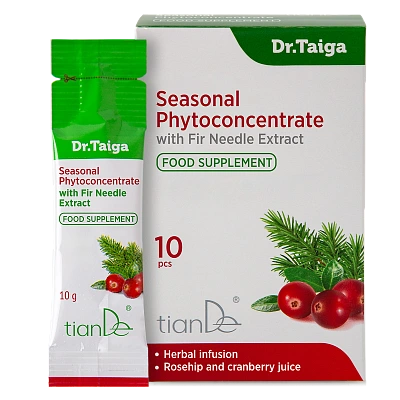 Tekutá sezónna bylinná zmes s extraktom z jedľového ihličia