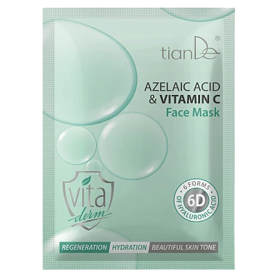 Maska na tvár s kyselinou azelaovou a vitamínom C